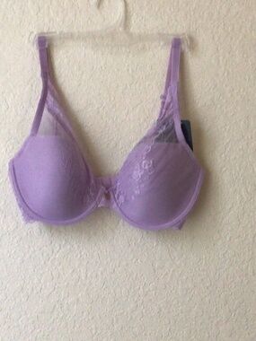 NWT Natori Cherry Blossom Convertible T-shirt Bra 32dd in lavender